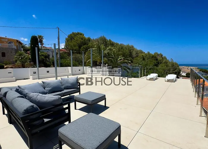 Zafiro 12 Pax, Pool, Sea Views, Rooftop 德尼亚