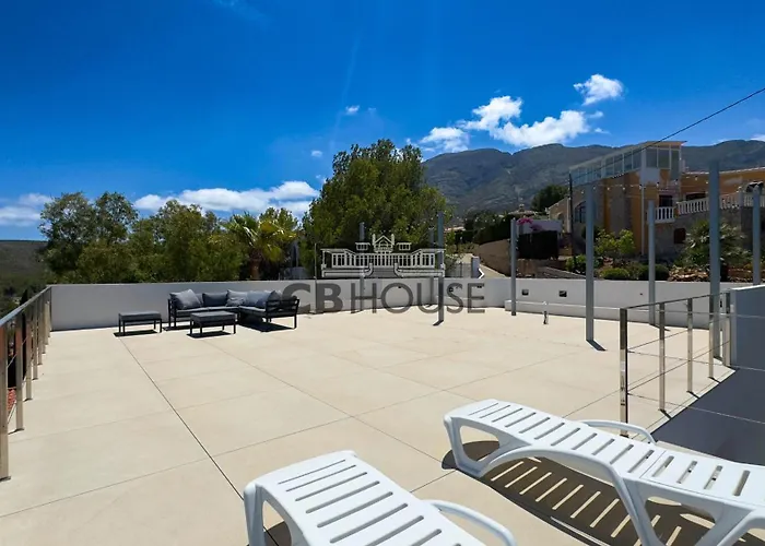 别墅 Zafiro 12 Pax, Pool, Sea Views, Rooftop 德尼亚